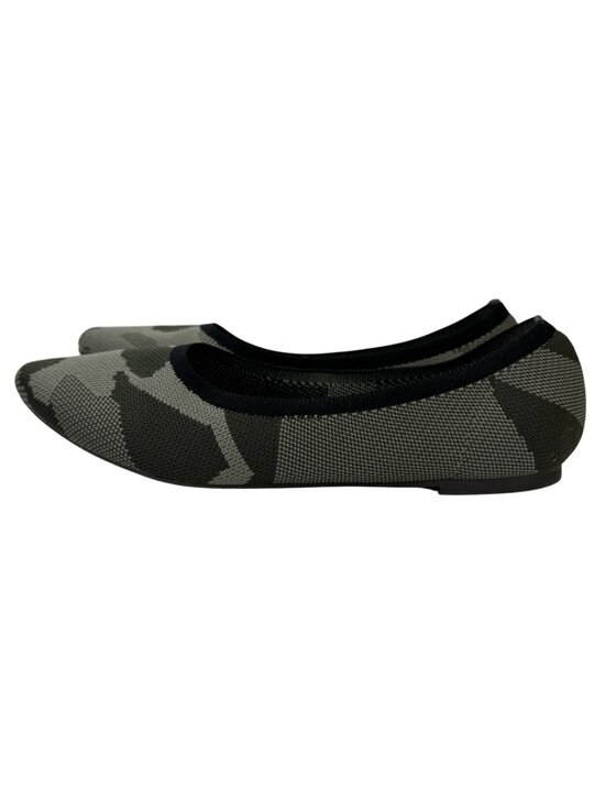 Jellypop Shoes - Jellypop Camo Ballet Flats Size 8M Green Memory Foam Slip-On Womens Shoes